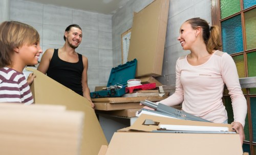 Professional removal team planning a London home move