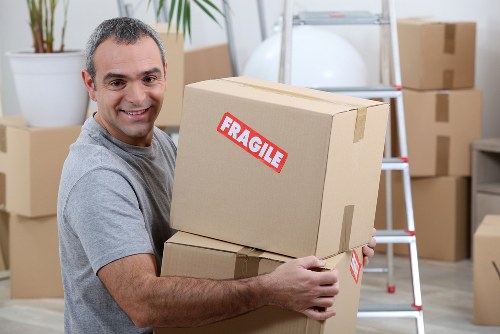 House removalists working on a London home move