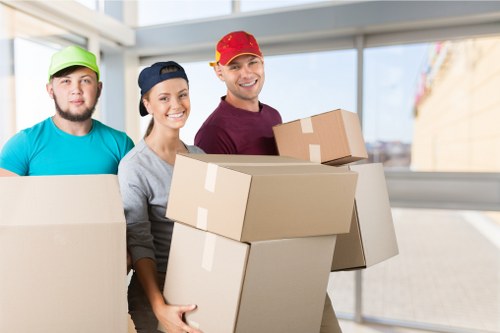 Office removals setup in central London