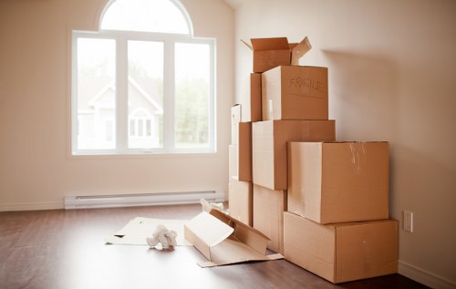 Navigating stairs and tight access during a London house move