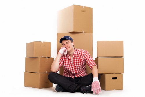 Small flat move in London showing load-based pricing example